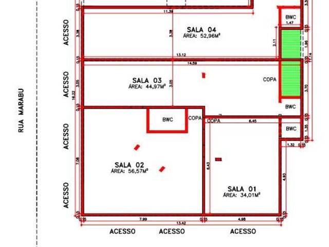 #188 - Sala para Locação em Arapongas - PR - 2